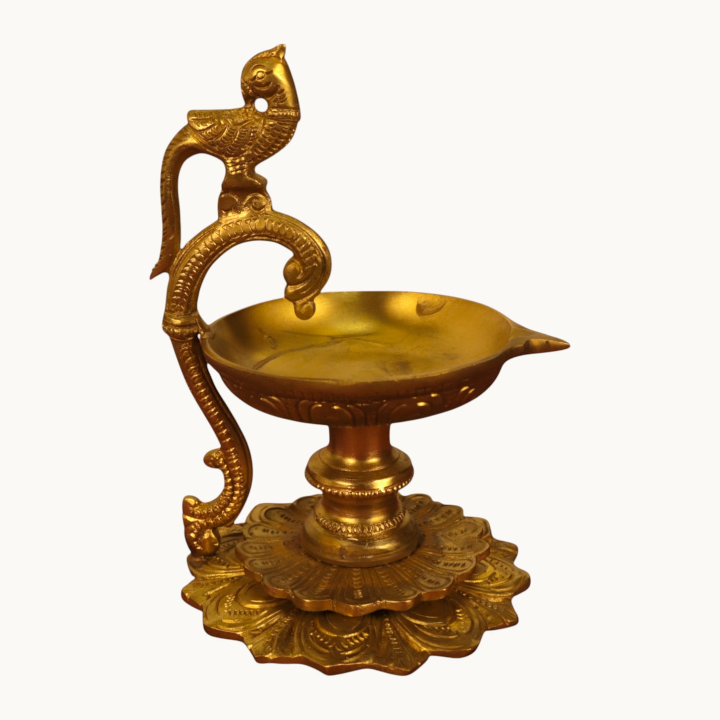 Thar Arts And Furniture - Parrot lamp with flower base