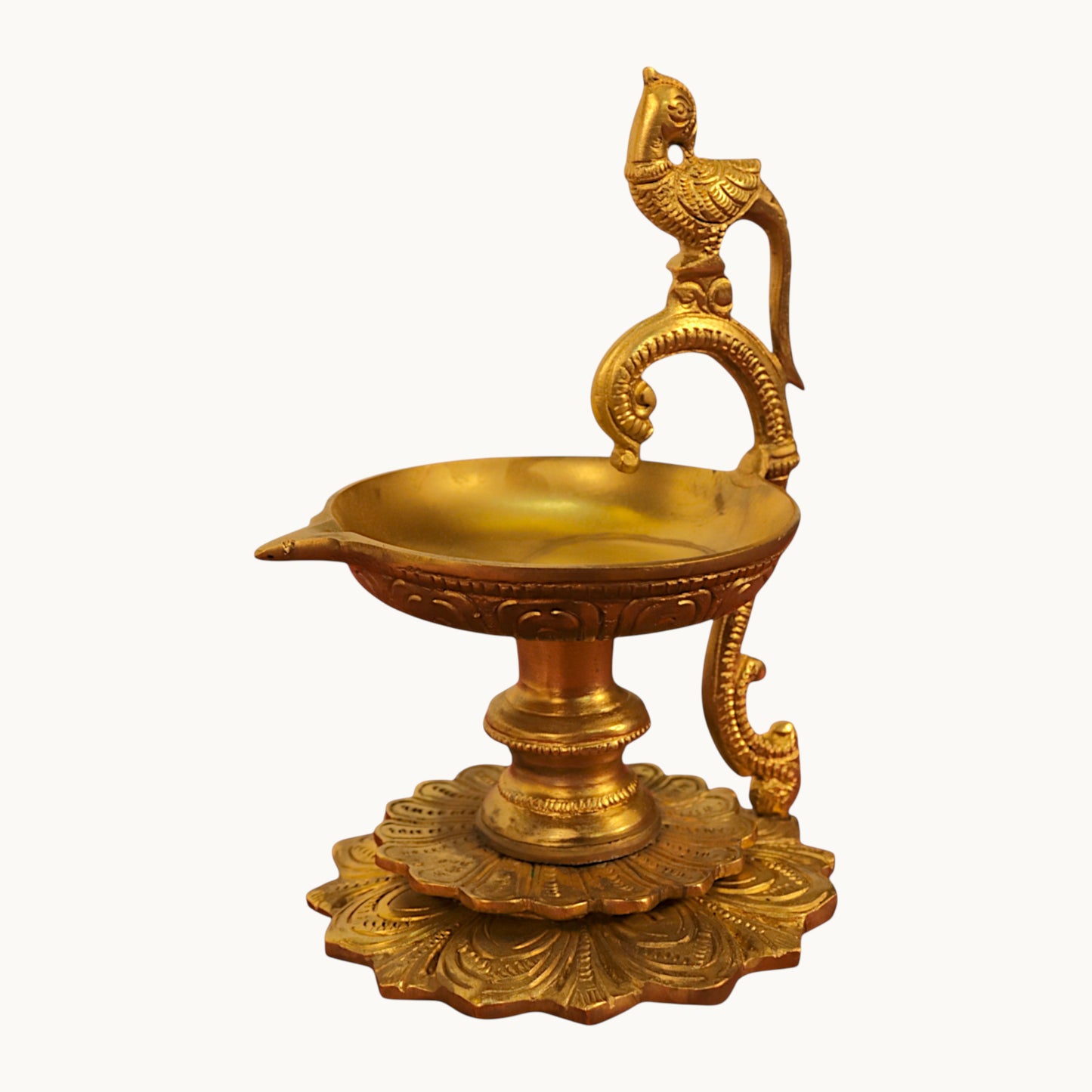 Thar Arts And Furniture - Parrot lamp with flower base