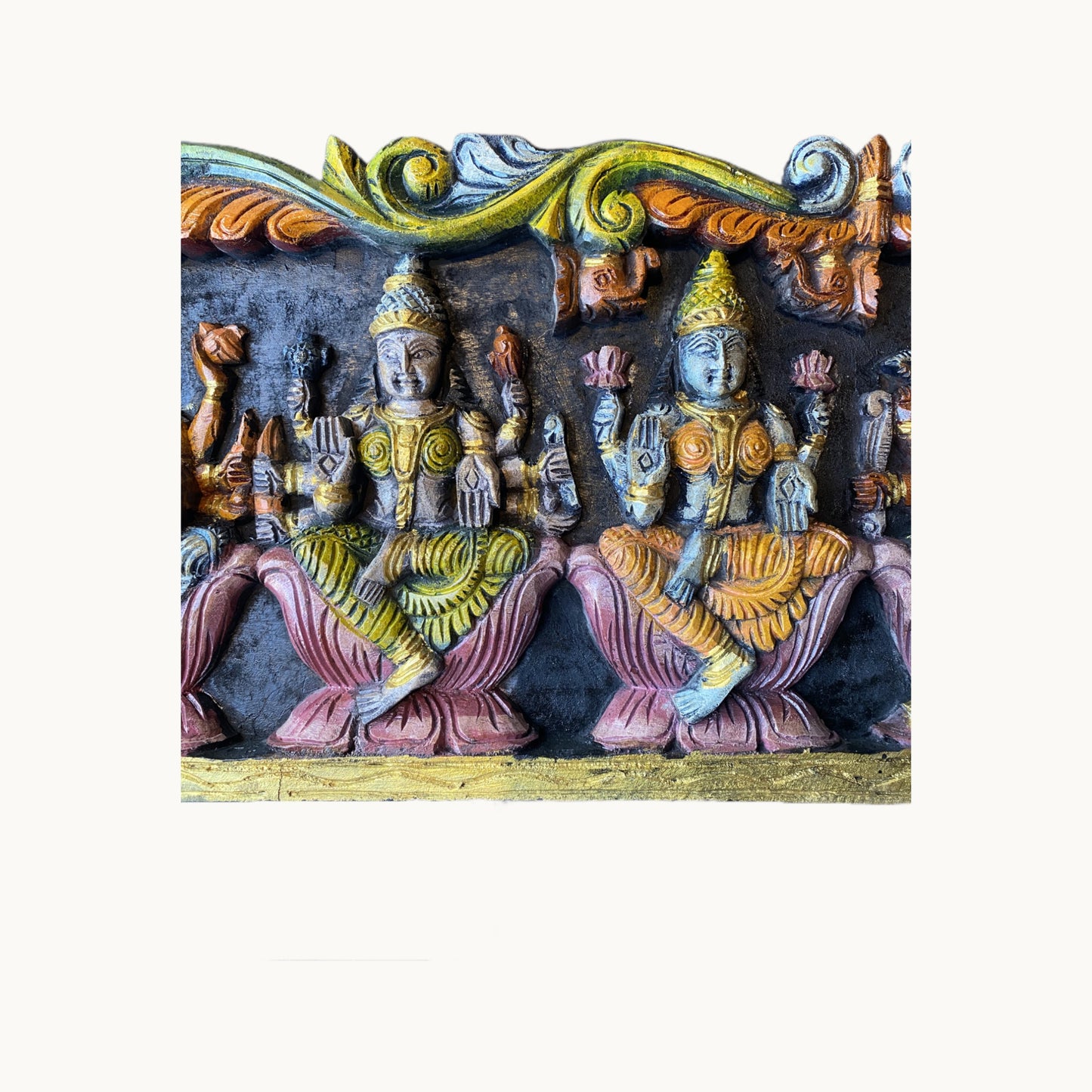 Thar Arts And Furniture - Painted Asthalakshmi Panel