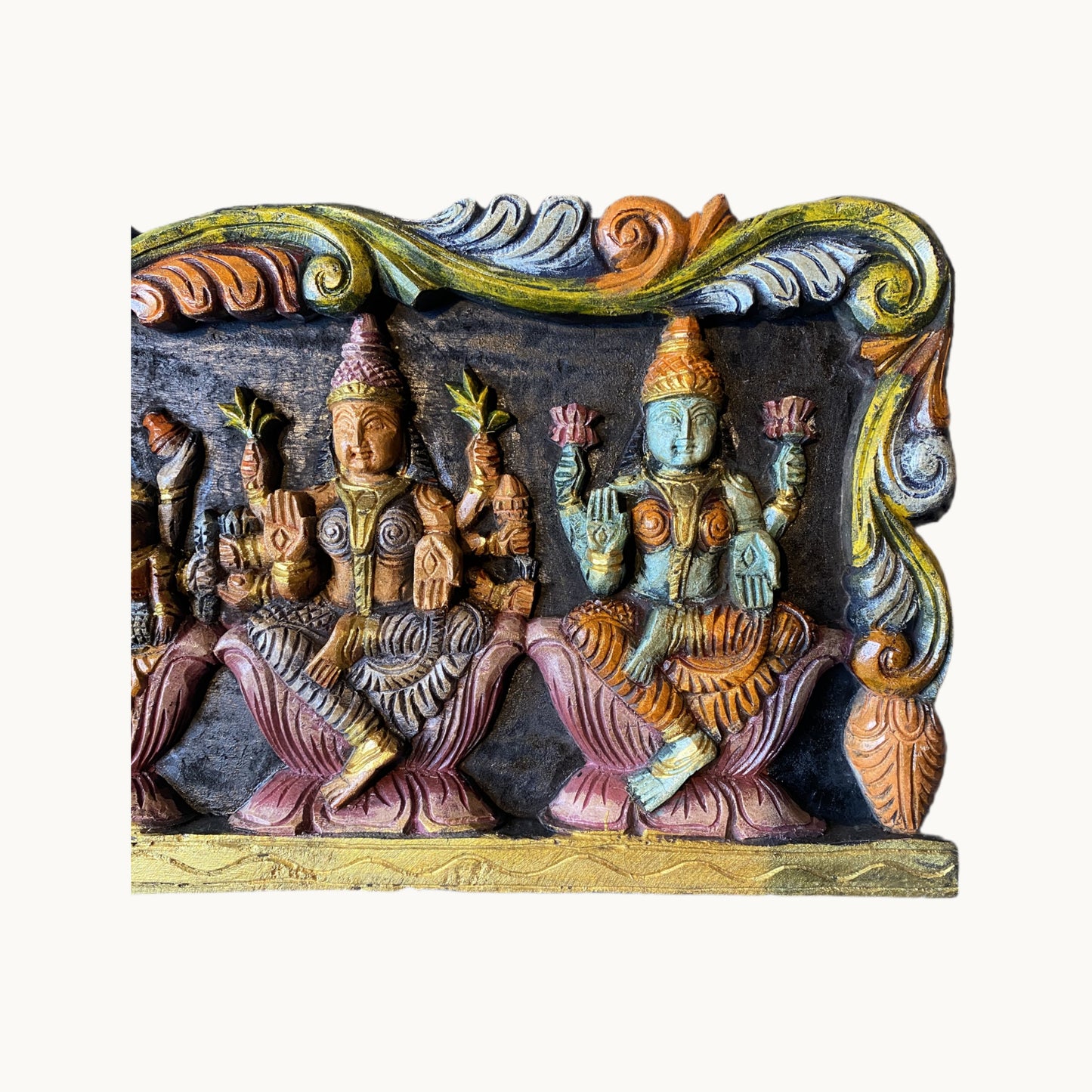 Thar Arts And Furniture - Painted Asthalakshmi Panel