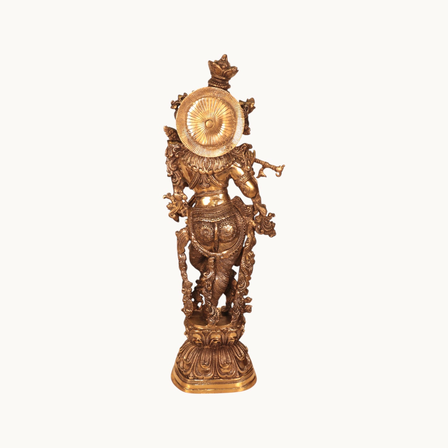 Thar Arts And Furniture - Brass Radha Krishna Idol  For Pooja Room