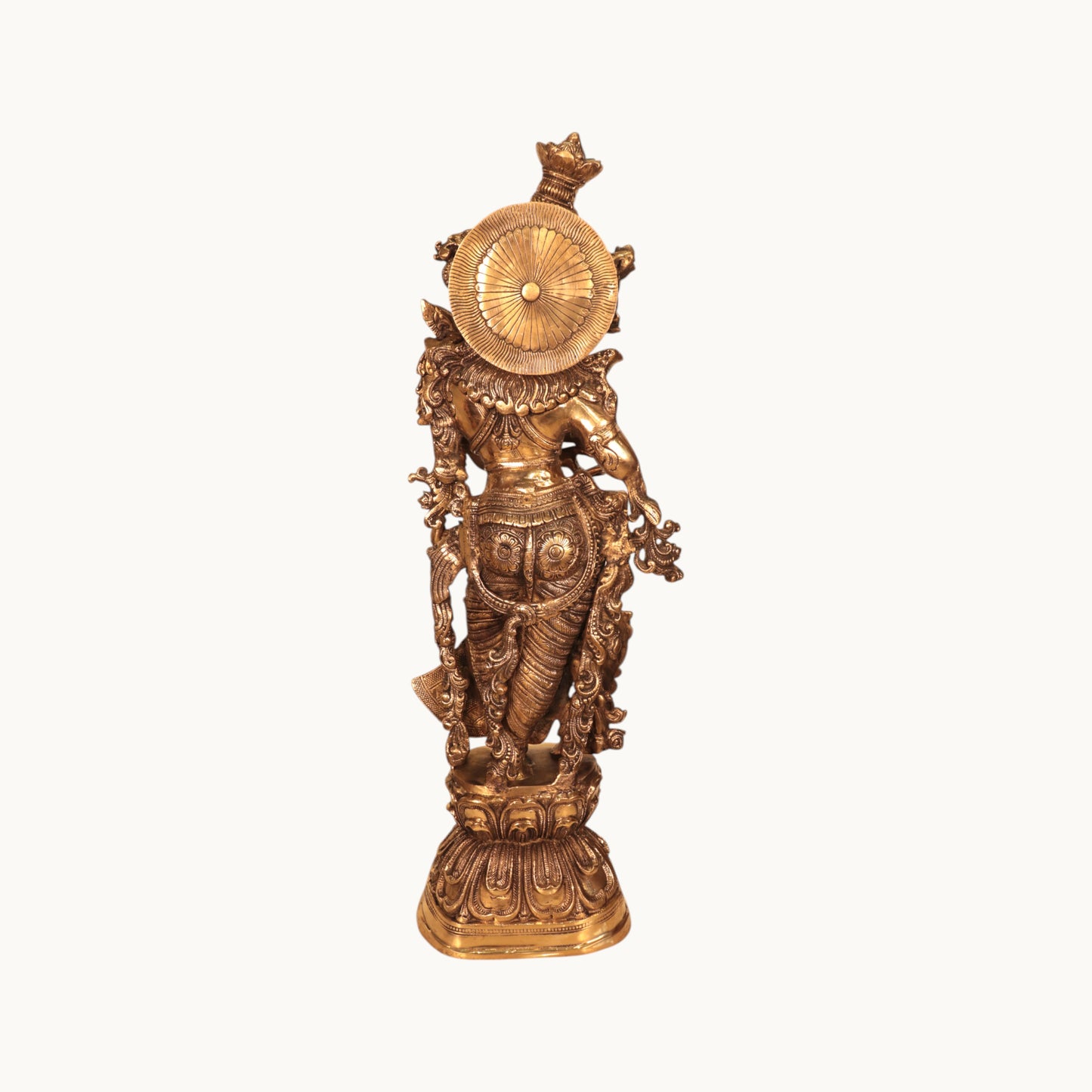 Thar Arts And Furniture - Brass Radha Krishna Idol  For Pooja Room