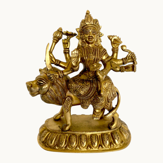 Thar Arts & Furniture - Durga Maa Brass Statue