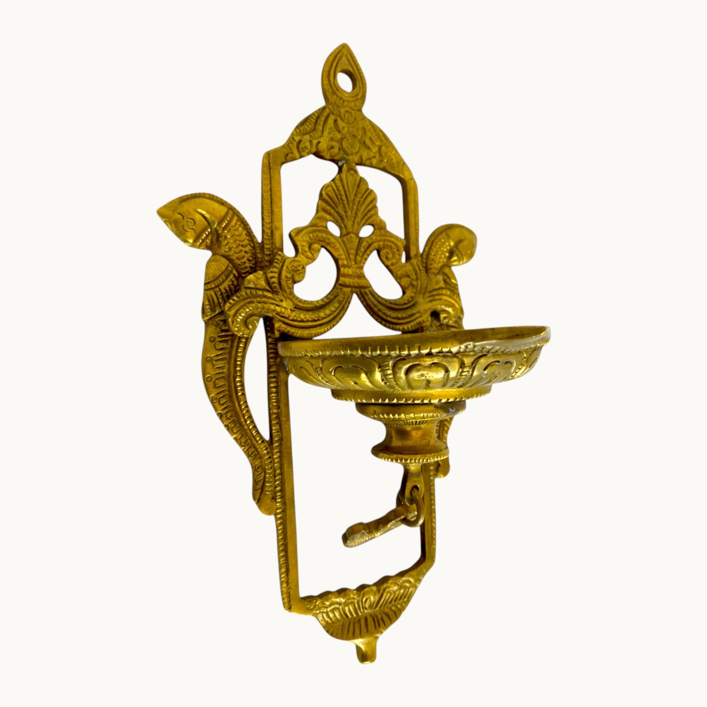 Wall Hanging Parrot Deepam