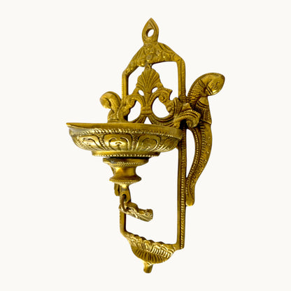 Wall Hanging Parrot Deepam