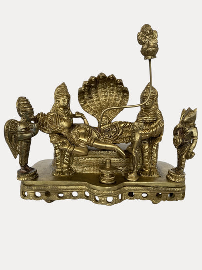 Thar Arts And Furniture - Brass Decorative Brass Idol Of Vishnu