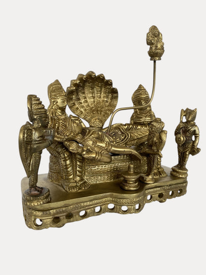 Thar Arts And Furniture - Brass Decorative Brass Idol Of Vishnu