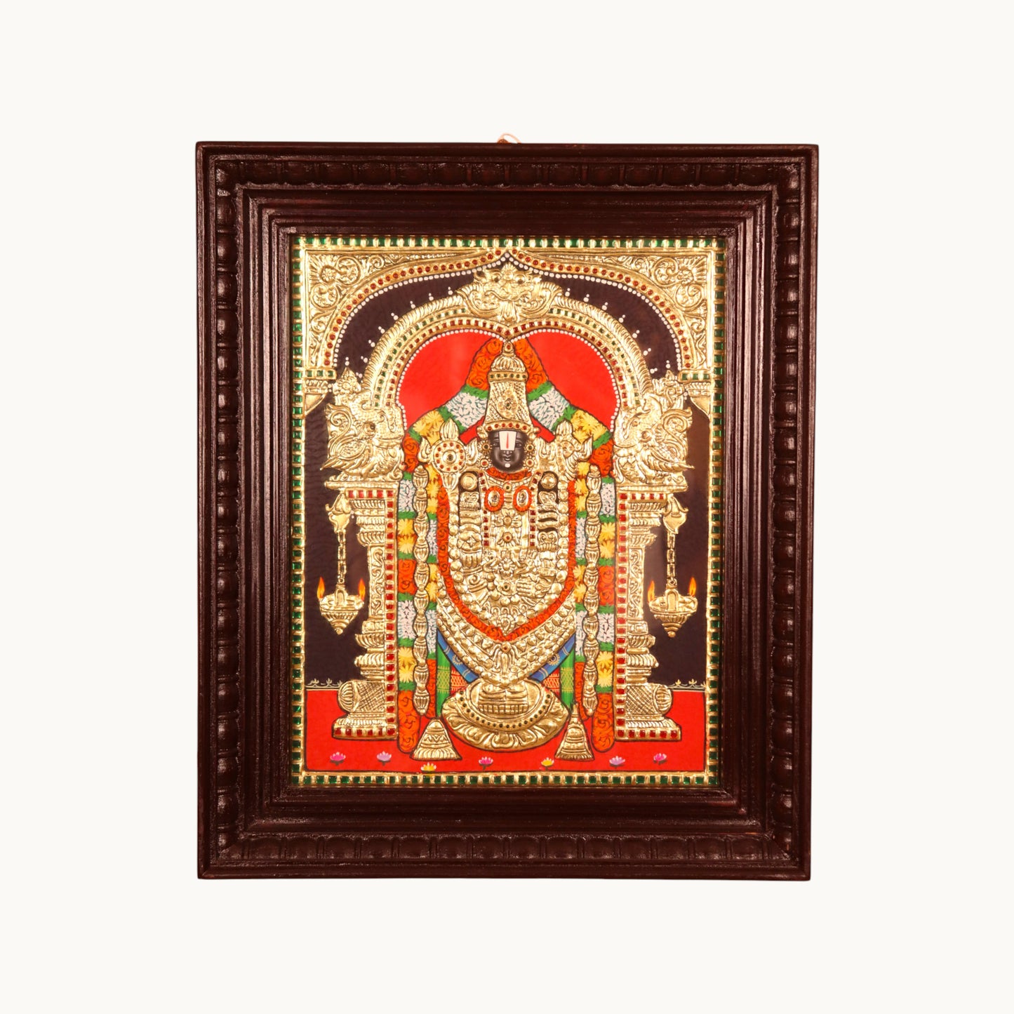 Thar Arts And Furniture - Balaji Tanjore Painting