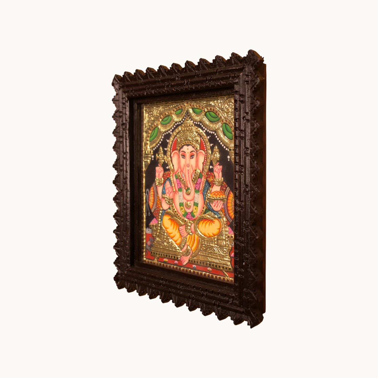 Thar Arts And Furniture - Ganesh Tanjore Painting