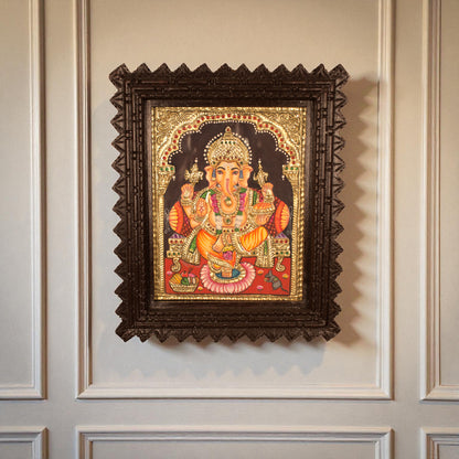 Thar Arts And Furniture - Ganesha Tanjore Paintings