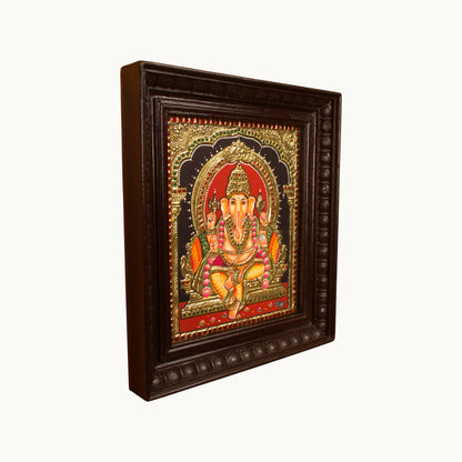 Thar Arts And Furniture - Tanjore Painting Ganesha