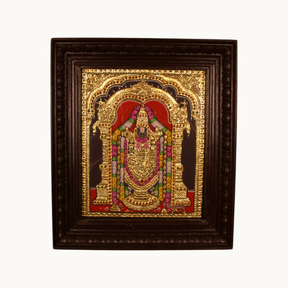 Thar Arts And Furniture - Tirupati Balaji Tanjore Painting