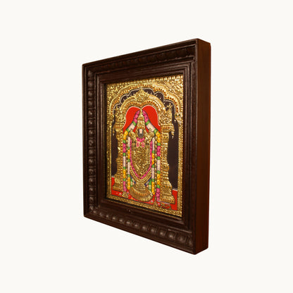 Thar Arts And Furniture - Tirupati Balaji Tanjore Painting