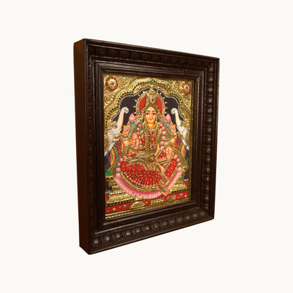 Thar Arts And Furniture - Gaja Lakshmi Tanjore Painting