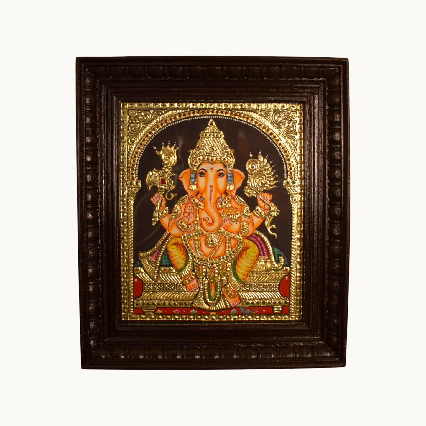 Thar Arts And Furniture - Tanjore Painting  Ganesh