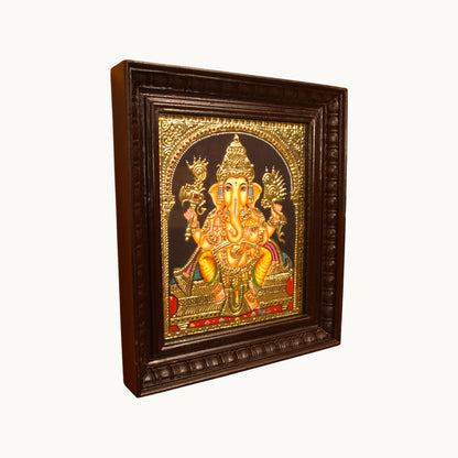 Thar Arts And Furniture - Tanjore Painting  Ganesh