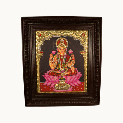 Thar Arts And Furniture - Lakshmi Tanjore Painting