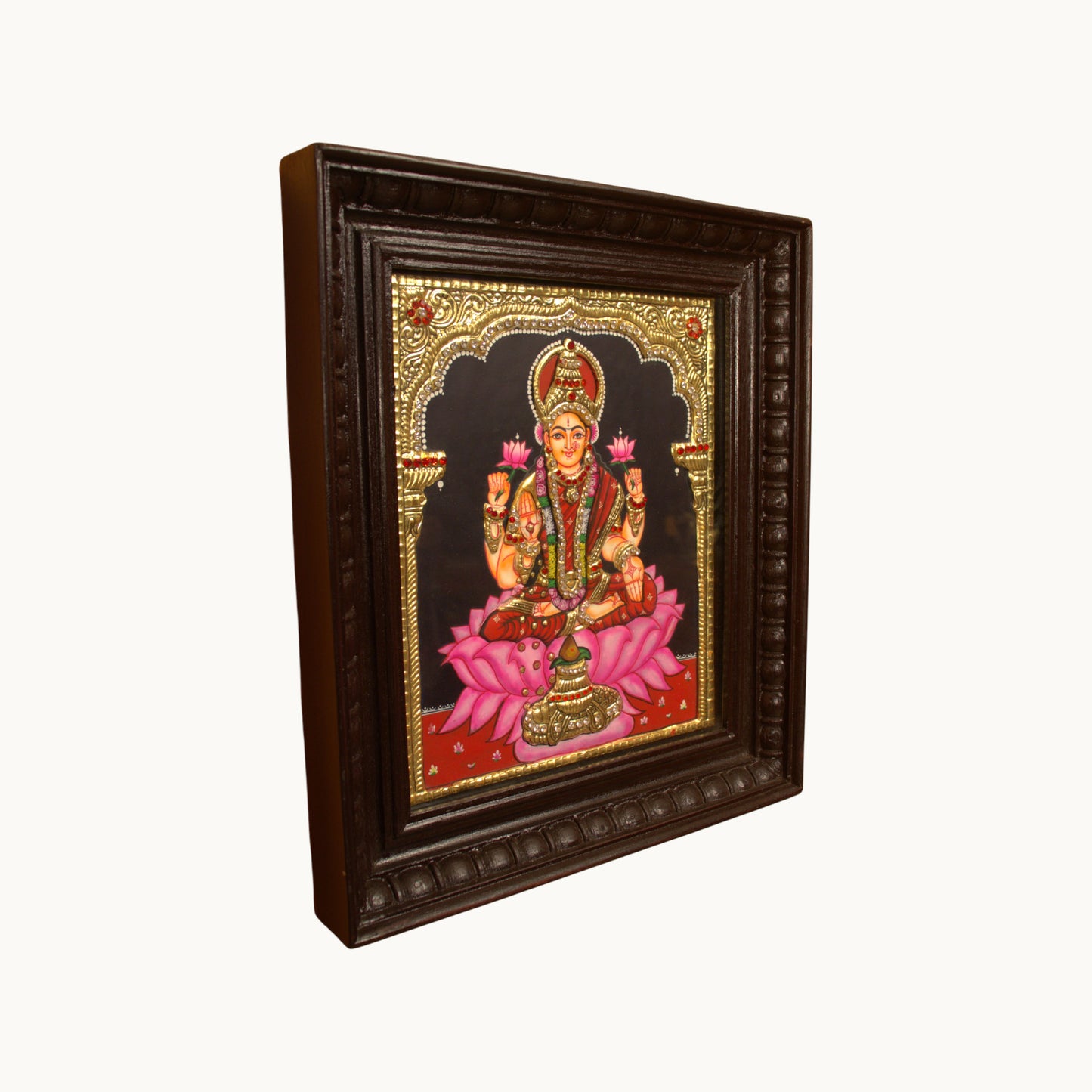 Thar Arts And Furniture - Lakshmi Tanjore Painting
