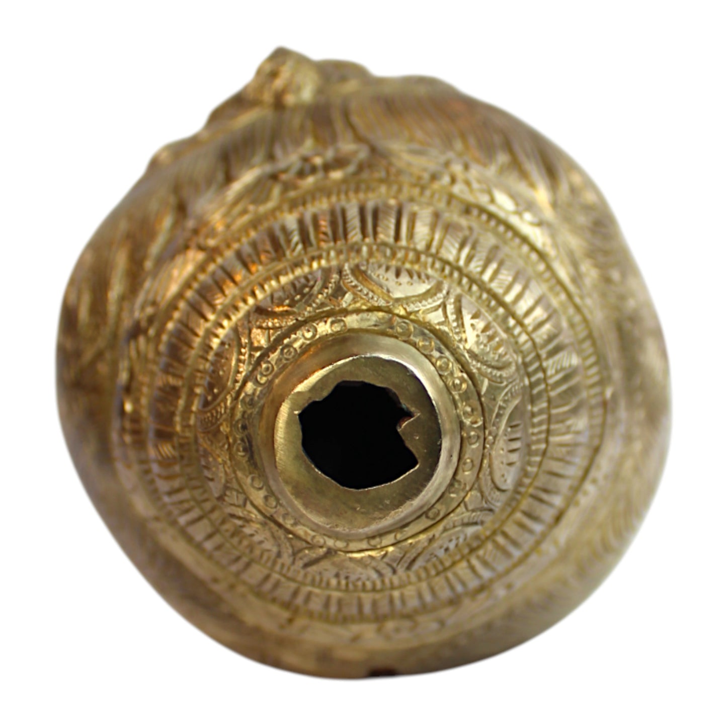 Brass Surya Shankh – Spiritual Conch Decor for Pooja & Home