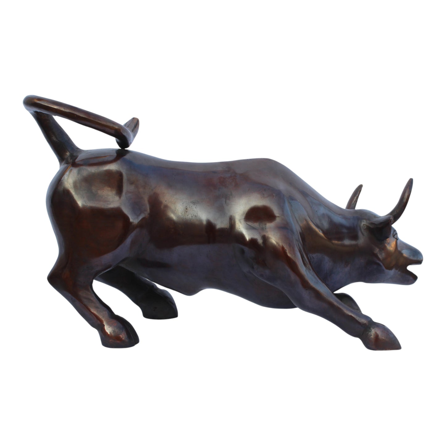 Handcrafted Bronze Bull Figurine – Symbol of Strength & Prosperity | Thar Arts & Furniture