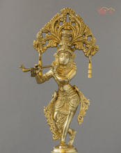 Brass Krishna With Flute
