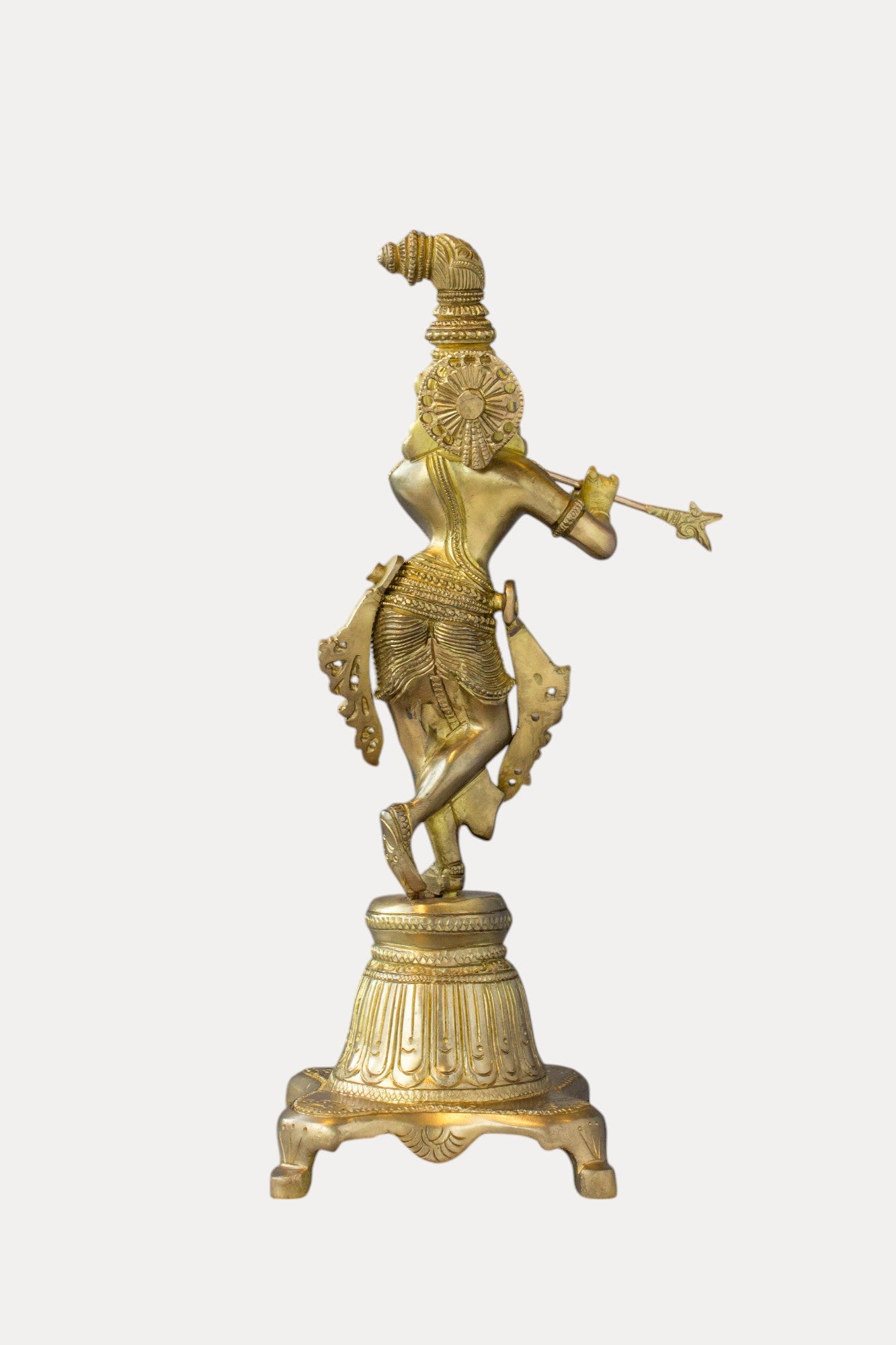 Thar Arts And Furniture - Brass Standing Krishna Statue