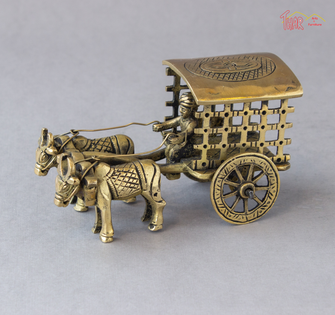 Brass Vintage Bullock Cart
