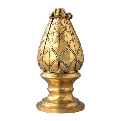 Brass Lord Mahavira Lotus Temple Statue – Jain Mahavir Idol
