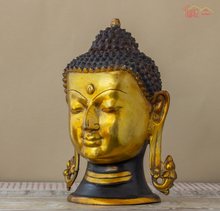 Lord Buddha Head - Brass Statue