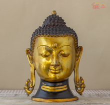Lord Buddha Head - Brass Statue