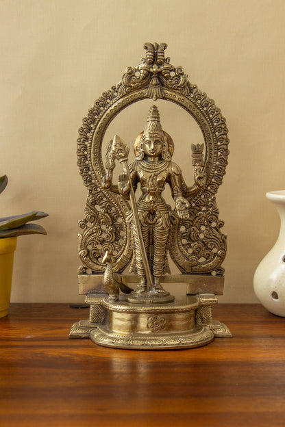 Thar Arts and Furniture- Murgan With Prabhawali