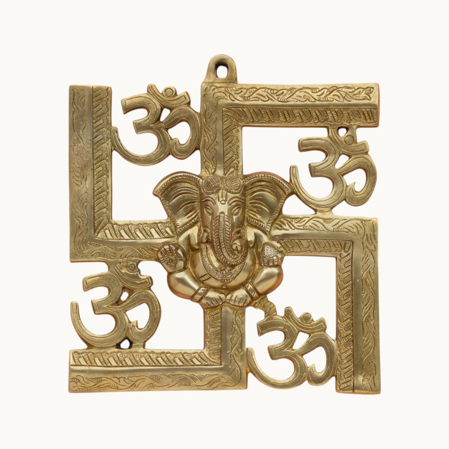 Thar Arts And Furniture - Ganesha Swastik Wall Hanging