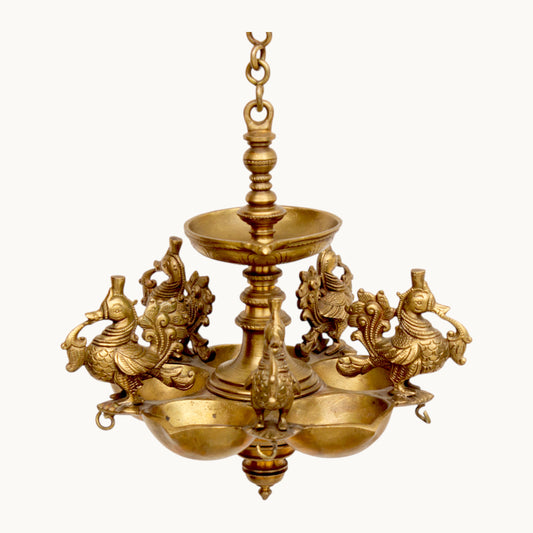 Thar Arts And Furniture - 5 Bird Lamp