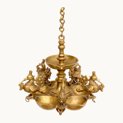 Thar Arts And Furniture - 5 Bird Lamp