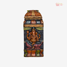 Wooden Multi Color Wooden Ganesh Wall Hanging
