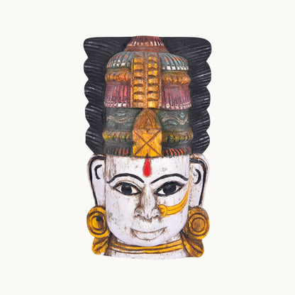 Thar Arts And Furniture - 12" Parvathi Mask