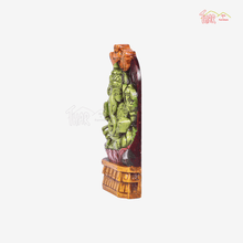Wooden Multi Color Wooden Ganesha Idol