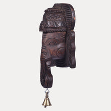 Thar Arts And Furniture - Vaagai Wood Wall Hanging Ganesha With Bell