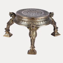 Thar Arts And Furniture - Brass Yali Chowki