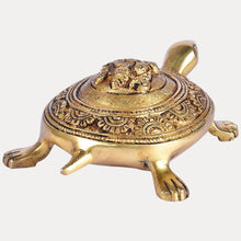 Thar Arts And Furniture - Brass Tortoise Ganesha