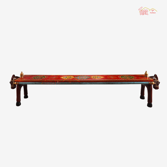 Wooden Painted Benches in Multi Color Mango Wood