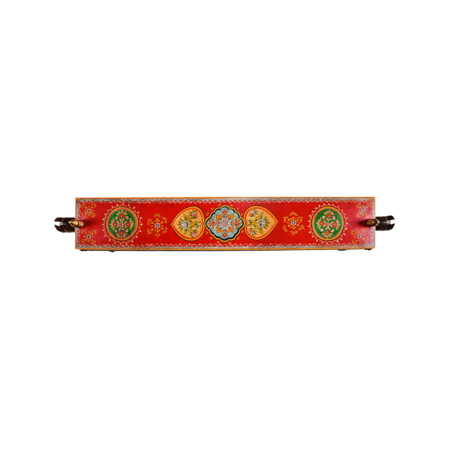 Thar Arts And Furniture - Wooden Hand Painted Horse Bench