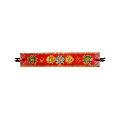 Thar Arts And Furniture - Wooden Hand Painted Horse Bench