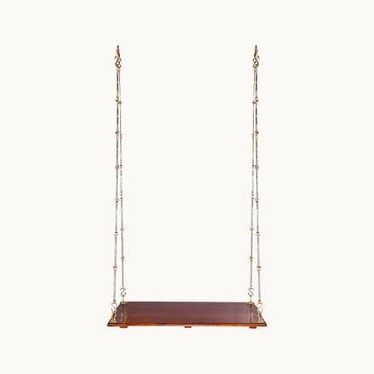Thar Arts & Furniture – Teak Wood Swing in Honey finish (Plank)