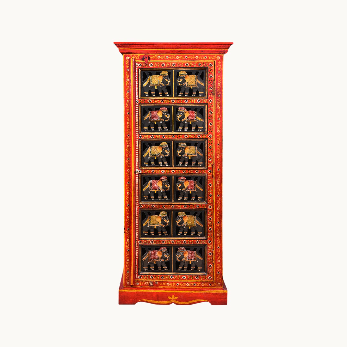 Thar Arts And Furniture - Hand Painted Cabinet
