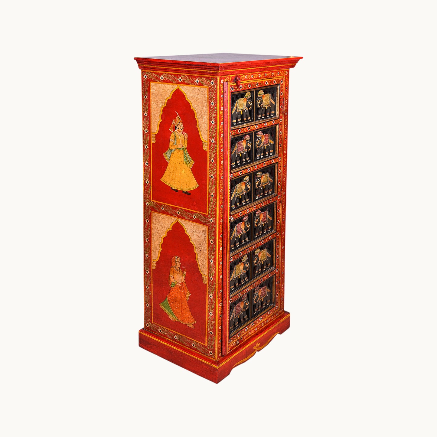 Thar Arts And Furniture - Hand Painted Cabinet