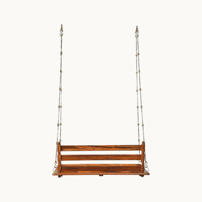 Thar Arts & Furniture – Teak Wood Swing with Back Rest