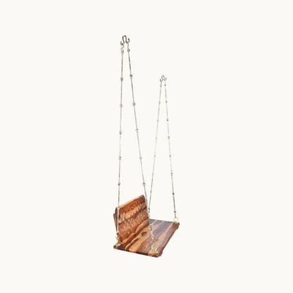 Sheesham Wood Swing with Back Rest