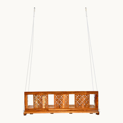 Thar Arts & Furniture - Solid Sheesham Wood Hand-Carved Swing