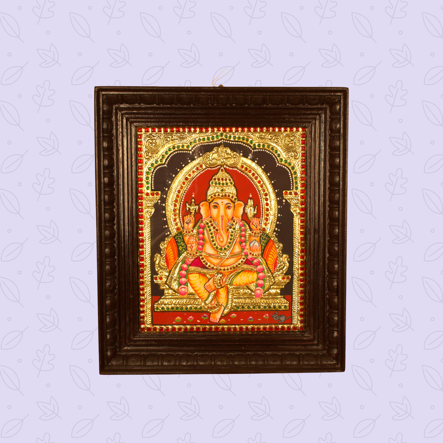 Thar Arts And Furniture - Tanjore Painting Ganesha